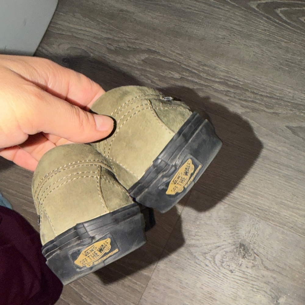 Vans Olive Suede Beatrice penny loafer Slip-Ons - Picture 11 of 14
